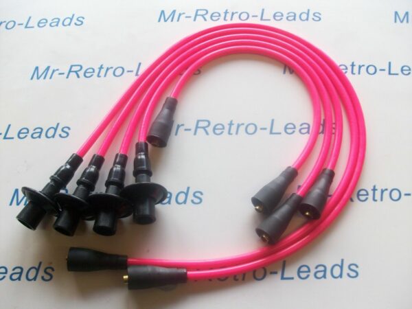Pink 8mm Performance Ignition Leads For Beetle & T2 1968-1979 Quality Ht Leads