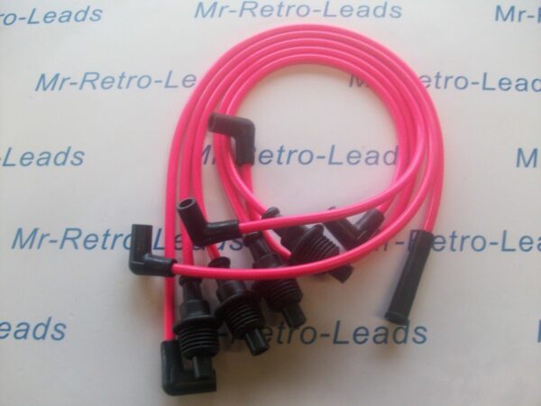 Pink 8mm Performance Ignition Leads For Gti 205 305 309 405 1.6 Quality Leads