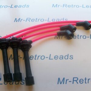Pink 8mm Performance Ignition Leads For The Mx5 Mk1 Mk2 1.6 1.8  Eunos Quality
