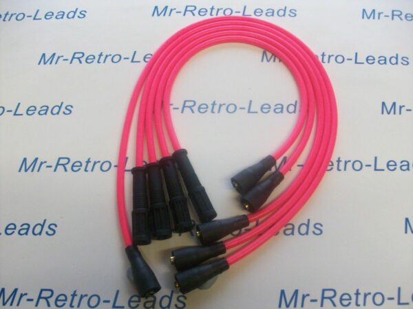 Pink 8mm Performance Ignition Leads For Ritmo Abarth Argenta Mirafiori 131 132