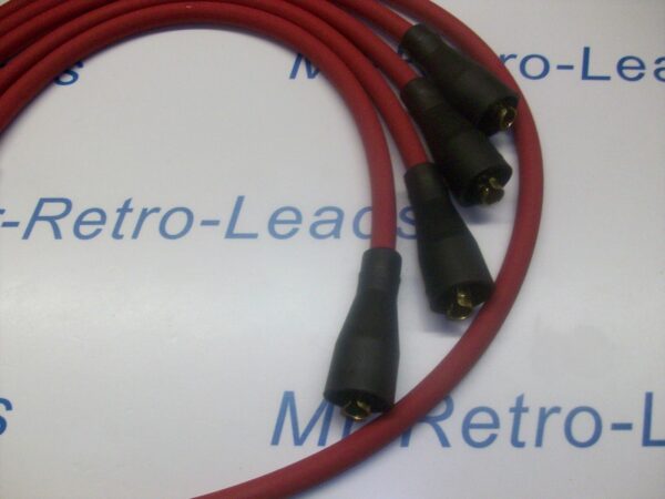 Red 8.5mm High Performance Ignition Leads Will Fit Renault 5 Gt Turbo Quality Ht