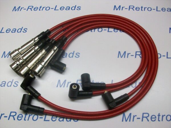 Red 8mm Performance Ignition Leads For Transporter Box 2.0 T25 Camper Quality