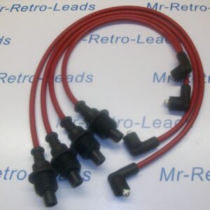 Red 8mm Performance Ignition Leads For Citroen 205 306 309 405 406 Cti Quality