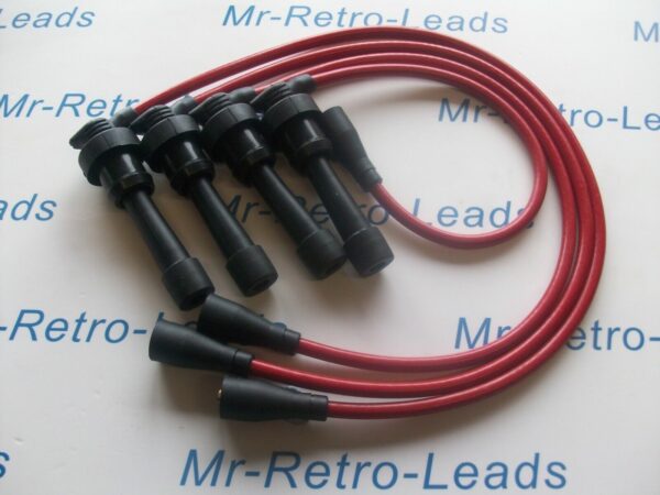 Red 8mm Performance Ignition Leads Will Fit Mitsubishi Galant Lancer Gsr Vr-4 Ht
