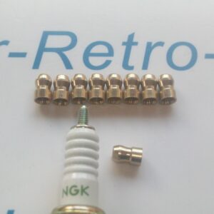 Spark Plug Terminal Bullet Brass X 8 Pack Ignition Spark Plug Nipple Top Nut M4