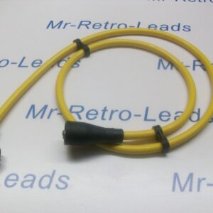 Yellow 8mm Extra Long Ignition Coil Lead Ht From  50s 70s  And More 1 Meter Long