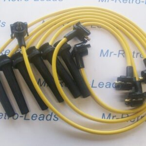 Yellow 8mm Performance Ignition Leads For The Mondeo Mkii Mki 2.5 V6 24v St24.
