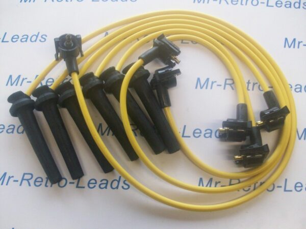 Yellow 8mm Performance Ignition Leads For The Mondeo Mkii Mki 2.5 V6 24v St24.