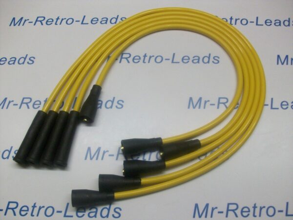 Yellow 8mm Performance Ignition Leads To Fit. Lotus Elan Cortina Twin Cam Escort