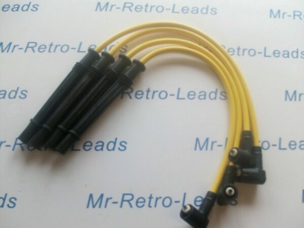 Yellow 8mm Performance Ignition Leads For Clio Twingo 1.2 Turbo Modus D4f 16v