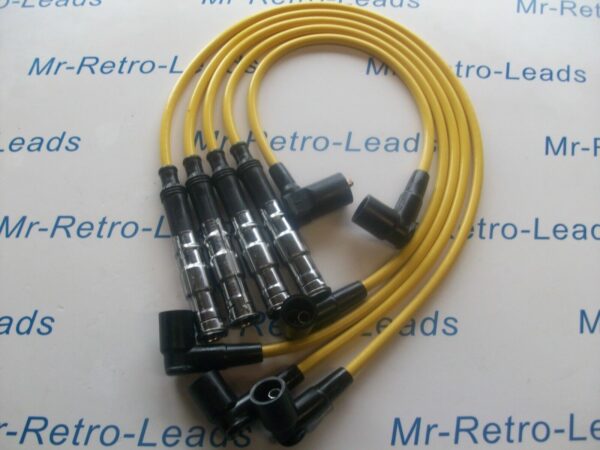 Yellow 8mm Performance Ignition Leads For Mercedes 230e 200 W123 1976-1985