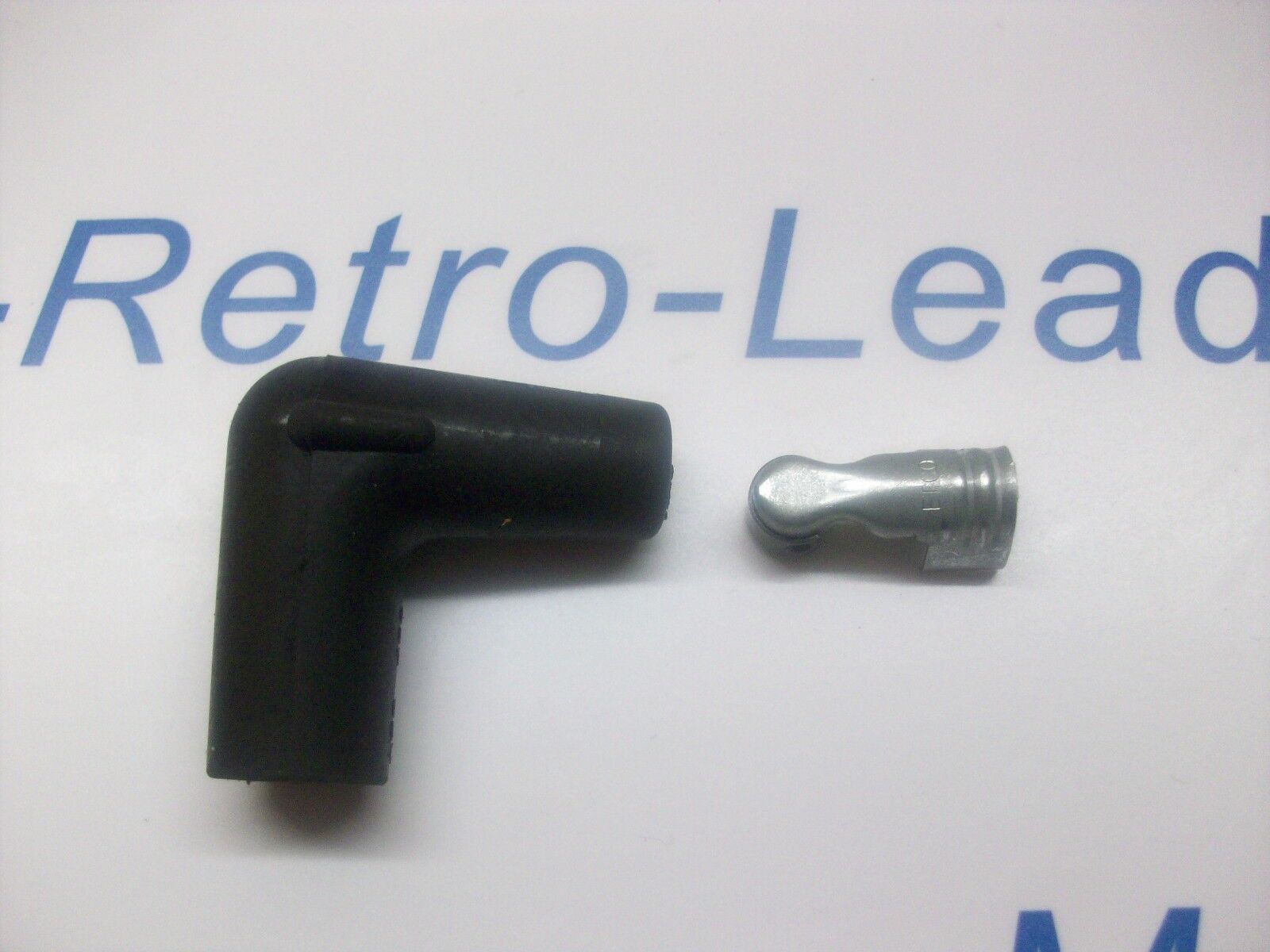 90 Degree Ignition Lead Spark Plug Rubber Boot Fitting 90 Spark Plug  Terminal - Mr Retro Leads