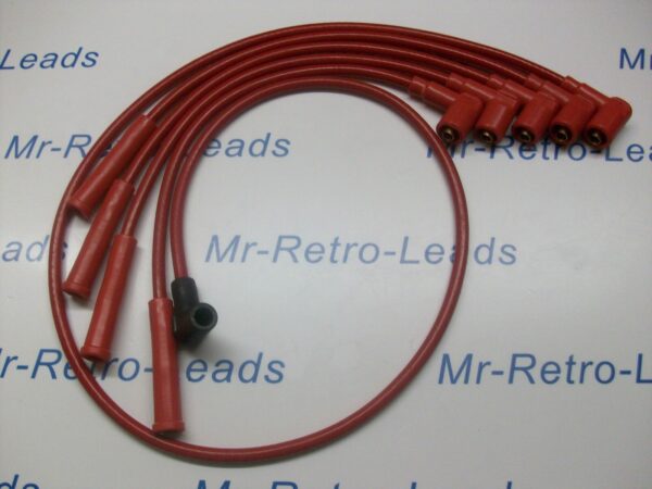 All Red 8mm Performance Ignition Leads Renault 5 Gt Turbo Ht Quality Hand Built