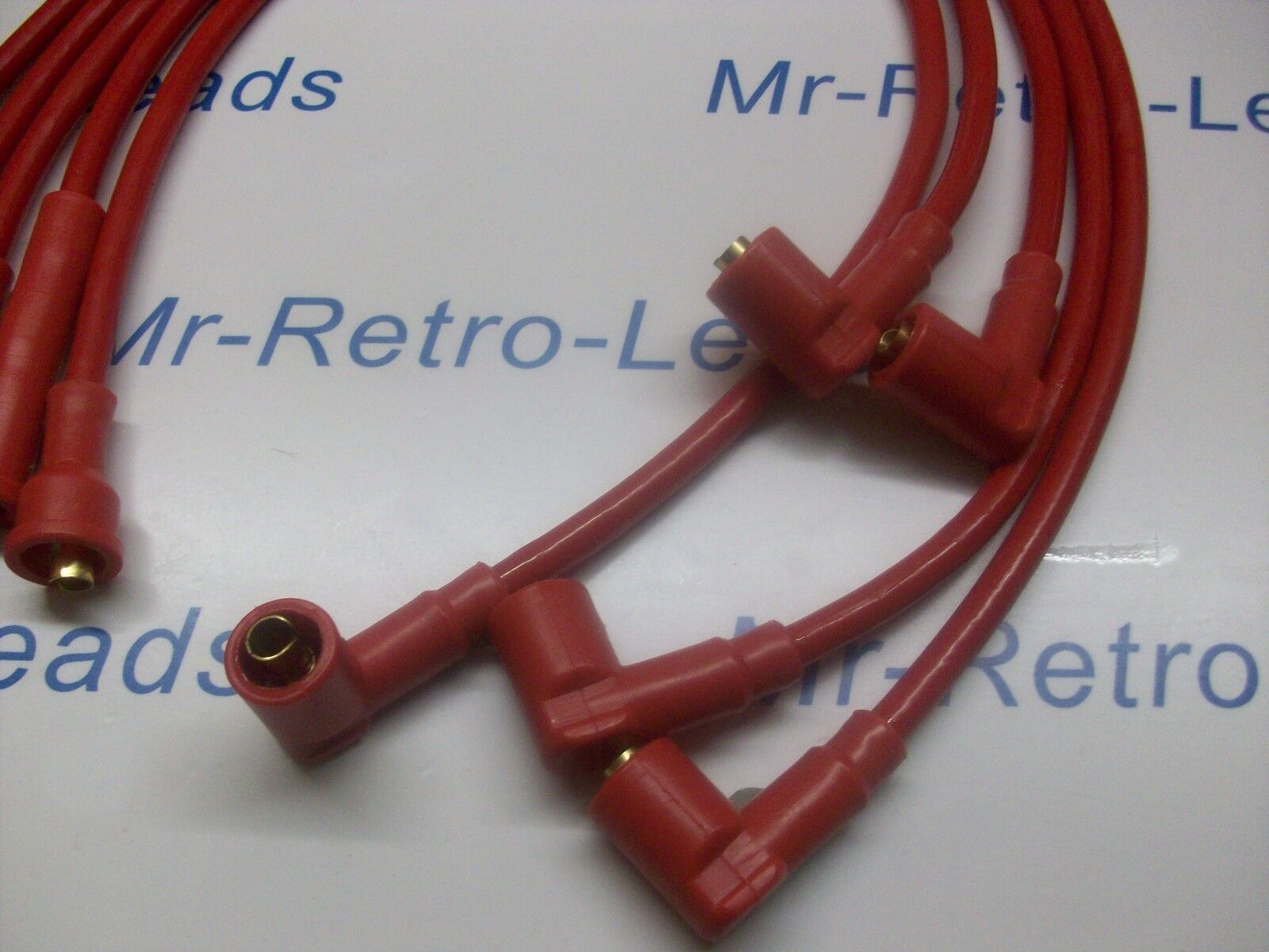 All Red 8mm Performance Ignition Leads Escort Mk4 Mk3 Mk2 Rs Turbo ...
