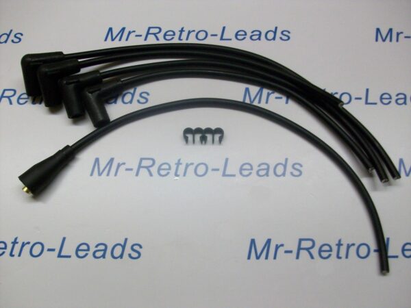 Black 7mm Ignition Leads Morris Minor 1000 1965 > 1971 Quality Built Leads Ht..