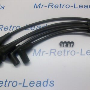 Black 7mm Ignition Leads Austin A30 A35 A40 50 55 60 Quality Hand Built Leads Ht