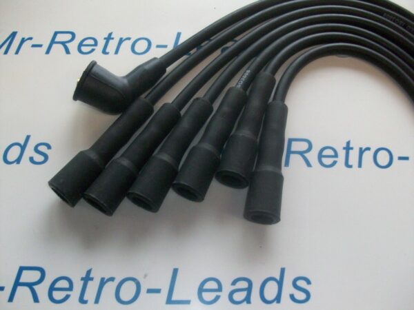 Black 7mm Ignition Leads Mg Mgc Gt 6 Cylinder Quality Hand Built Leads