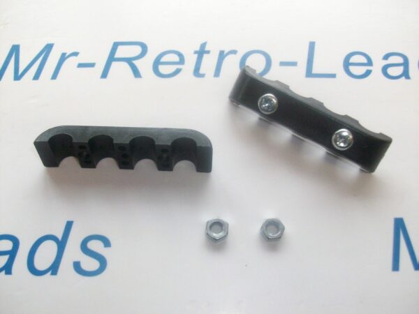 Black 8.5mm Spark Plug Ignition Lead Separator Holder Clamp Spacer Separator Kit