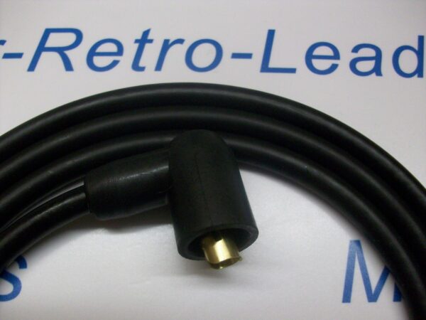 Black 8mm Extra Long Ignition Coil Lead 1.5 Meter Ht Cars From  50s / 70s & More