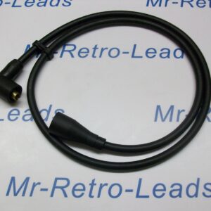 Black 8mm Extra Long Ignition Lead Coil 1 Meter Ht Cars From  50s 70s And More