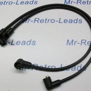 Black 8mm Ignition Spark Plug Leads T140 Bonneville T120 Tr7 Tr6 1971 > 83 Ht