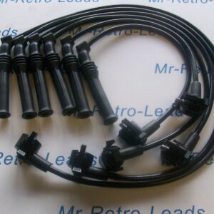Black 8mm Performance Ignition Leads For The Cosworth Scorpio 2.9 24v V6 Quality