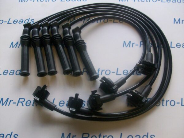 Black 8mm Performance Ignition Leads For The Cosworth Scorpio 2.9 24v V6 Quality