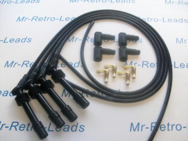 Black 8mm Performance Ignition Lead Kit C20xe 2.0 Astra Cavalier Racing Quality