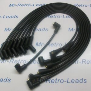 Black 8mm Performance Ignition Leads Triumph Stag 3.0 V8 Quality Hand Built Ht