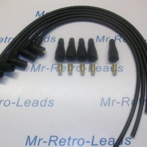 Black 8mm Performance Ignition Lead Suitable For 4 Cyl Kit Cars 90"degree Spark