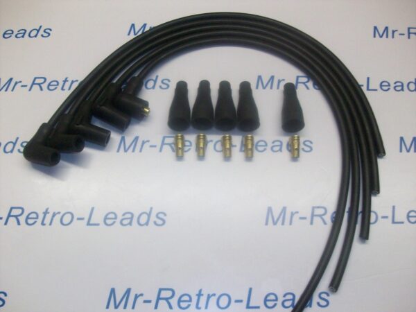 Black 8mm Performance Ignition Lead Suitable For 4 Cyl Kit Cars 90"degree Spark