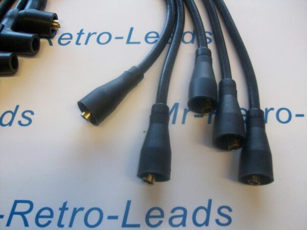 Black 8mm Performance Ignition Leads Willys Jeep 1941 > 1945 Quality Built Leads