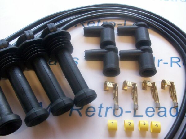 Black 8mm Performance Ignition Lead Kit For Zetec Black Top Kit-car Part Built