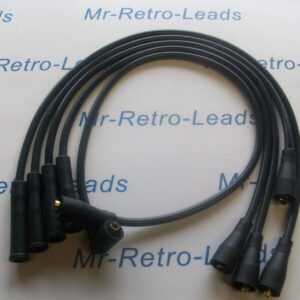 Black 8mm Performance Ignition Leads For Escort Mk1 2 Mexico 1.6 Sport Capri Mk1