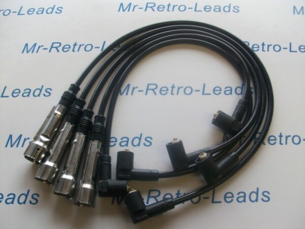 Black 8mm Performance Ignition Leads Golf G60 Jetta 1.6 1.8 Gti Quality Ht Leads