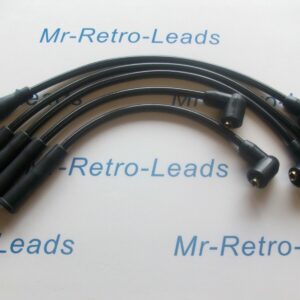 Black 8mm Performance Ignition Leads For Triumph Tr3 Tr4 Tr4a  Quality Ht Leads