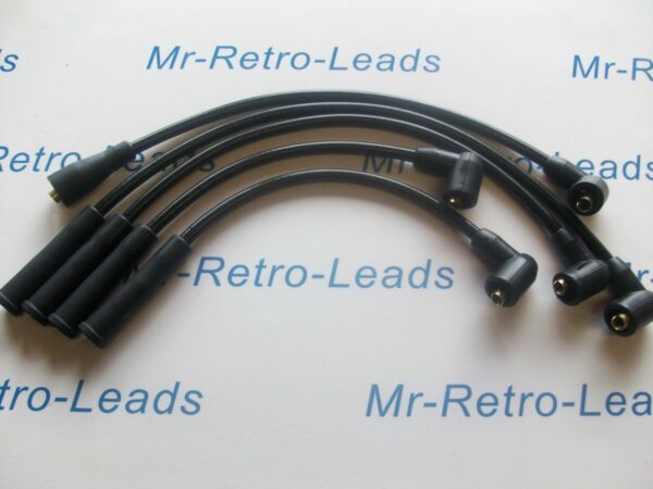 Black 8mm Performance Ignition Leads For Triumph Tr3 Tr4 Tr4a  Quality Ht Leads