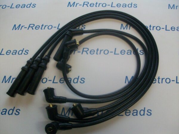 Black 8mm Performance Ignition Leads Figaro Coupe 1.0 Turbo 91 > 92 Quality Lead