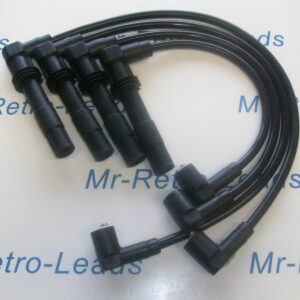 Black 8mm Performance Ignition Leads Golf A2 1.4 Seat Arosa 1.4 1.6 16v Quality