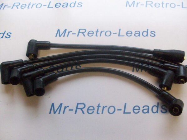 Black 8mm Performance Ignition Leads For Classic Mini Cooper S Sprite Midget Ht