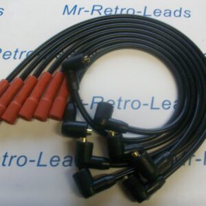 Black 8mm Performance Ignition Leads Cortina 2.3 V6 Oe Retro Look Quality Leads