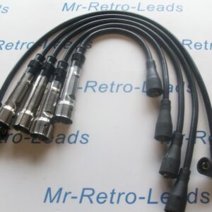 Black 8mm Performance Ignition Leads Golf Mk1 Gti  Din Fitment Cap Quality Leads