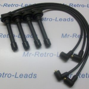 Black 8mm Performance Ignition Leads Rover 416 216 Gti 1.6 16v 1989 > 1996 Civic