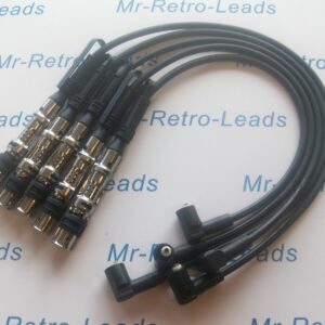 Black 8mm Performance Ignition Leads Golf 2.3 V5 4 Motion Aqp Aue Quality Leads