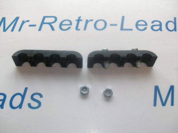 Black 8mm Spark Plug Ignition Lead Separator Holder Clamp Spacer For The V8 Cars