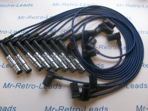 Blue 7mm Performance Ignition Leads Fits The Mercedes 500 420 400 E G S Sl M119