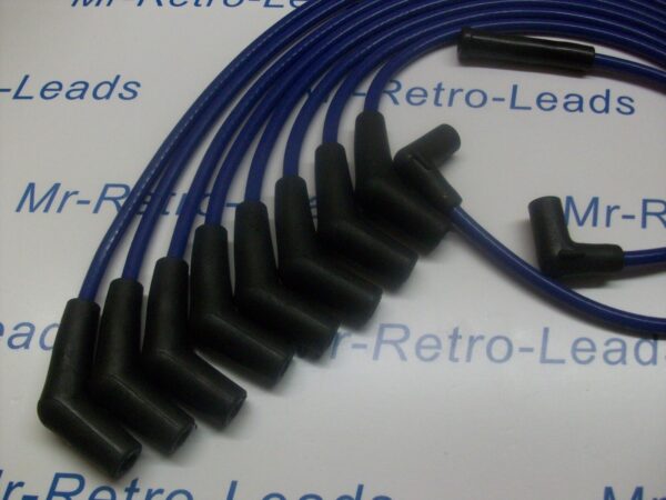 Blue 8.5mm Performance Ignition Leads For The Mustang V8 Cougar 65>73 Hei Cap