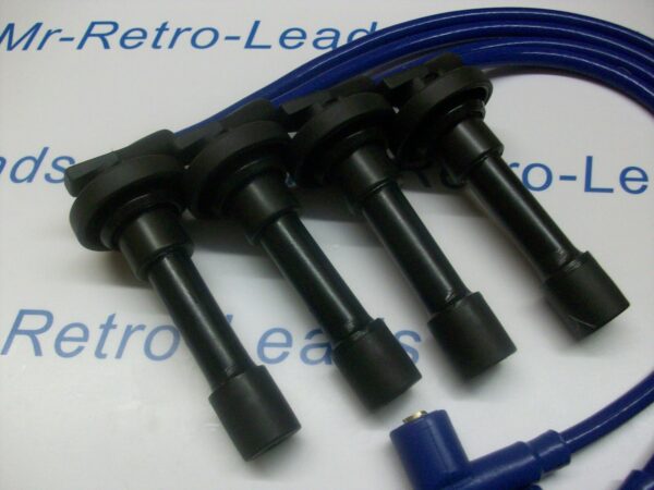 Blue 8.5mm Performance Ignition Leads For The Civic D16 Dohc Engines Quality Ht.