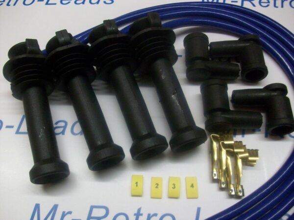 Blue 8.5mm Performance Ignition Lead Kit For Zetec Black Top Kit-car Part Built