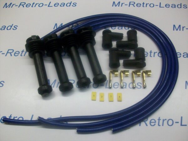 Blue 8.5mm Performance Ignition Lead Kit St170 Silver Top Kitcar Part Built Ht